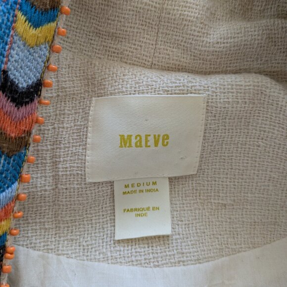 Anthropologie Embroidered & Beaded Jacket - Medium - Picture 3 of 4